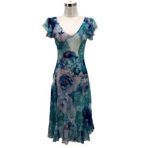 N1468 KOMAROV Designer Dress Floral Sundress